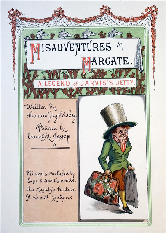 MARGATE: Ingoldsby, Thomas [R.H. Barham] - Misadventures at Margate - A Legend of Jarviss Jetty, folio, original